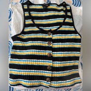 Forever 21 knit button tank (M)